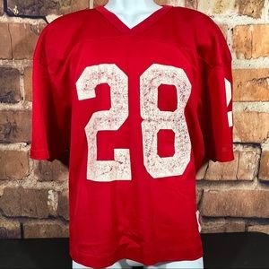 Men’s Rawlings Red #28  Jersey Made in the USA Size Large